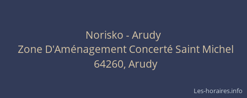 Norisko - Arudy