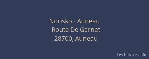 Norisko - Auneau