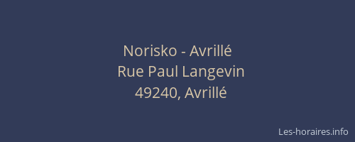 Norisko - Avrillé