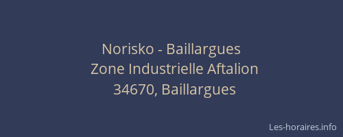 Norisko - Baillargues