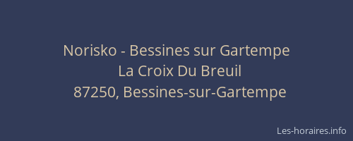 Norisko - Bessines sur Gartempe