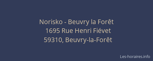 Norisko - Beuvry la Forêt