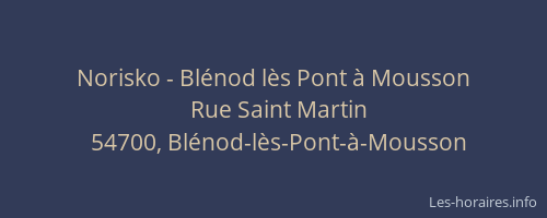 Norisko - Bl&eacute;nod l&egrave;s Pont &agrave; Mousson