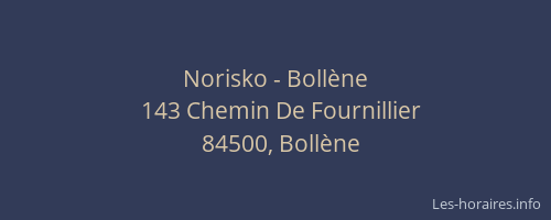 Norisko - Boll&egrave;ne