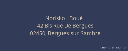 Norisko - Boué