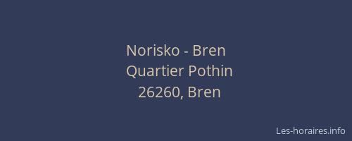 Norisko - Bren