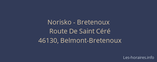 Norisko - Bretenoux