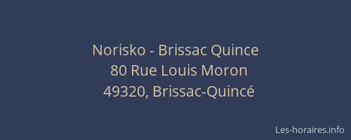Norisko - Brissac Quince