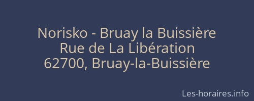 Norisko - Bruay la Buissi&egrave;re
