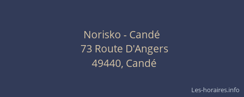 Norisko - Candé