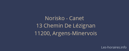 Norisko - Canet
