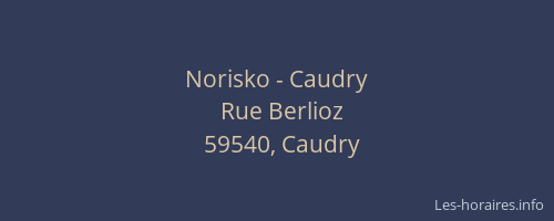 Norisko - Caudry