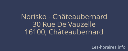 Norisko - Châteaubernard