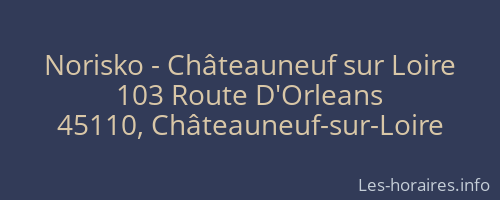 Norisko - Châteauneuf sur Loire
