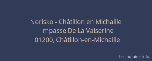 Norisko - Châtillon en Michaille
