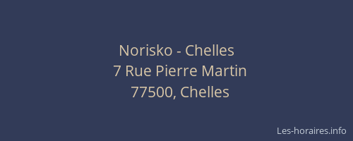Norisko - Chelles