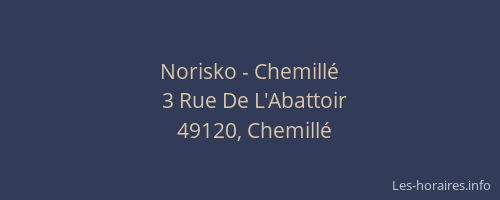 Norisko - Chemillé