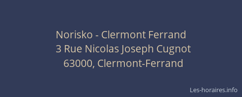 Norisko - Clermont Ferrand