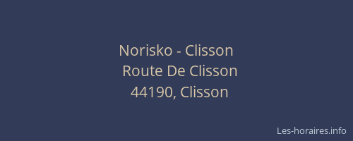 Norisko - Clisson