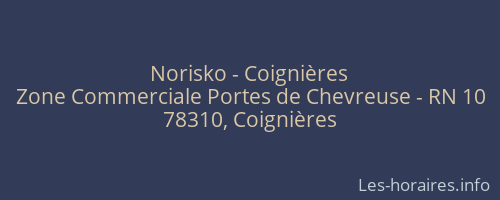 Norisko - Coignières