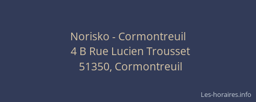 Norisko - Cormontreuil