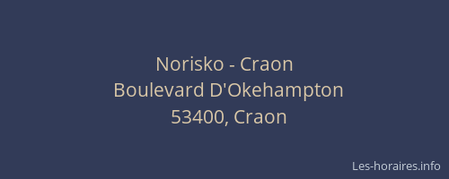 Norisko - Craon
