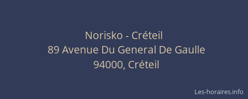 Norisko - Créteil