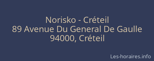 Norisko - Créteil