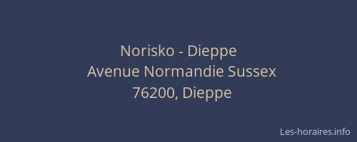 Norisko - Dieppe