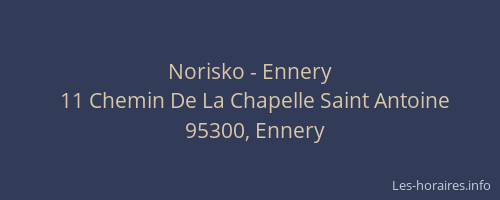Norisko - Ennery