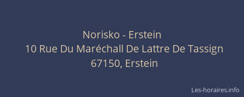 Norisko - Erstein
