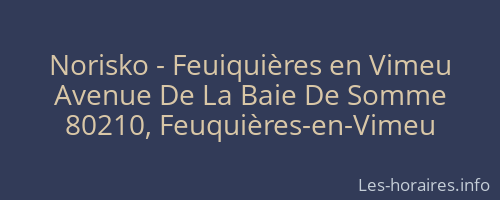 Norisko - Feuiquières en Vimeu