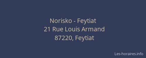 Norisko - Feytiat