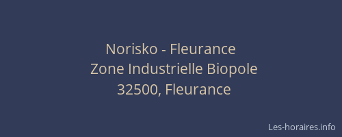 Norisko - Fleurance