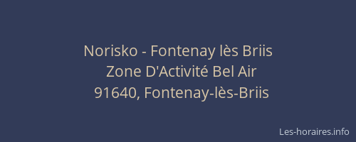 Norisko - Fontenay lès Briis