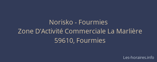 Norisko - Fourmies