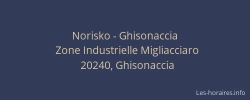 Norisko - Ghisonaccia