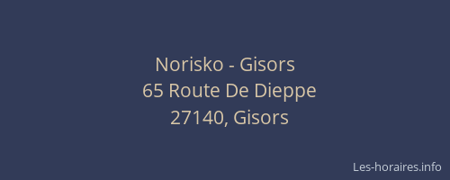 Norisko - Gisors