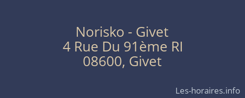 Norisko - Givet