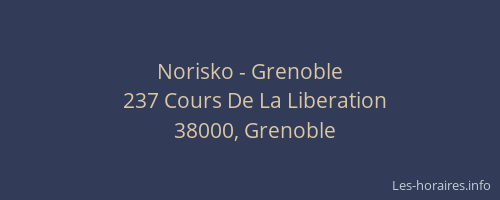 Norisko - Grenoble