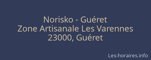 Norisko - Guéret