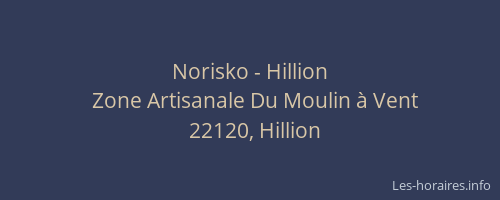 Norisko - Hillion