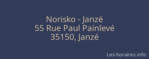 Norisko - Janzé