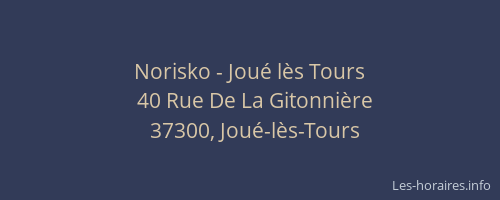 Norisko - Jou&eacute; l&egrave;s Tours