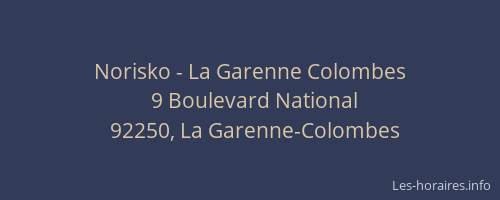 Norisko - La Garenne Colombes