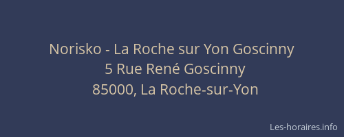 Norisko - La Roche sur Yon Goscinny