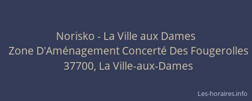 Norisko - La Ville aux Dames