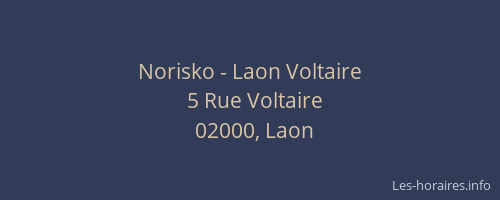 Norisko - Laon Voltaire