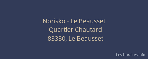 Norisko - Le Beausset