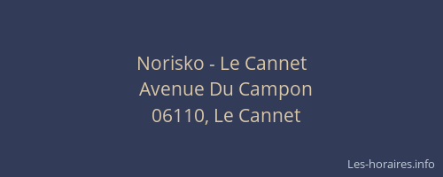 Norisko - Le Cannet